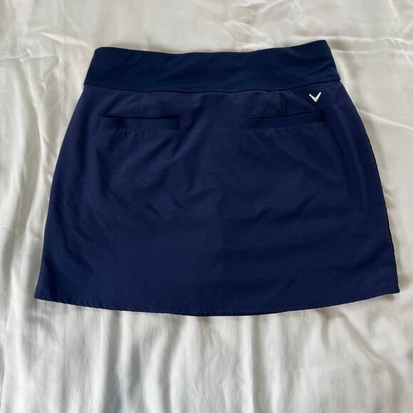 Callaway Navy Blue Built In Shorts Athletic Golf Tennis Skirt | Size S - Picture 5 of 5